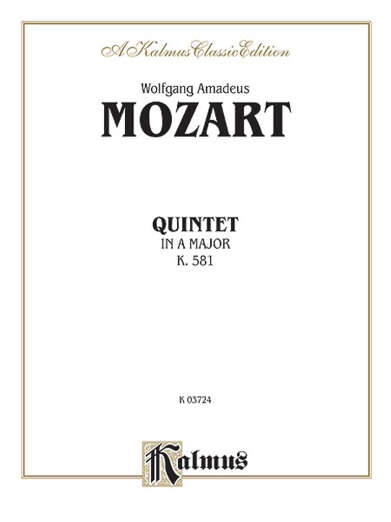 Quintet, K. 581